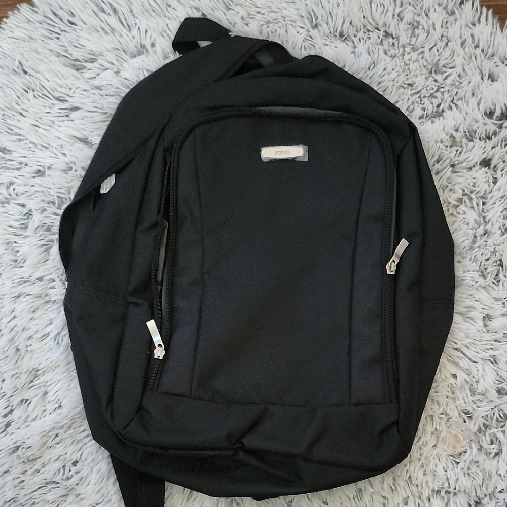 Stylish Lightweight Black Backpack Hiking Outdoors NWOT